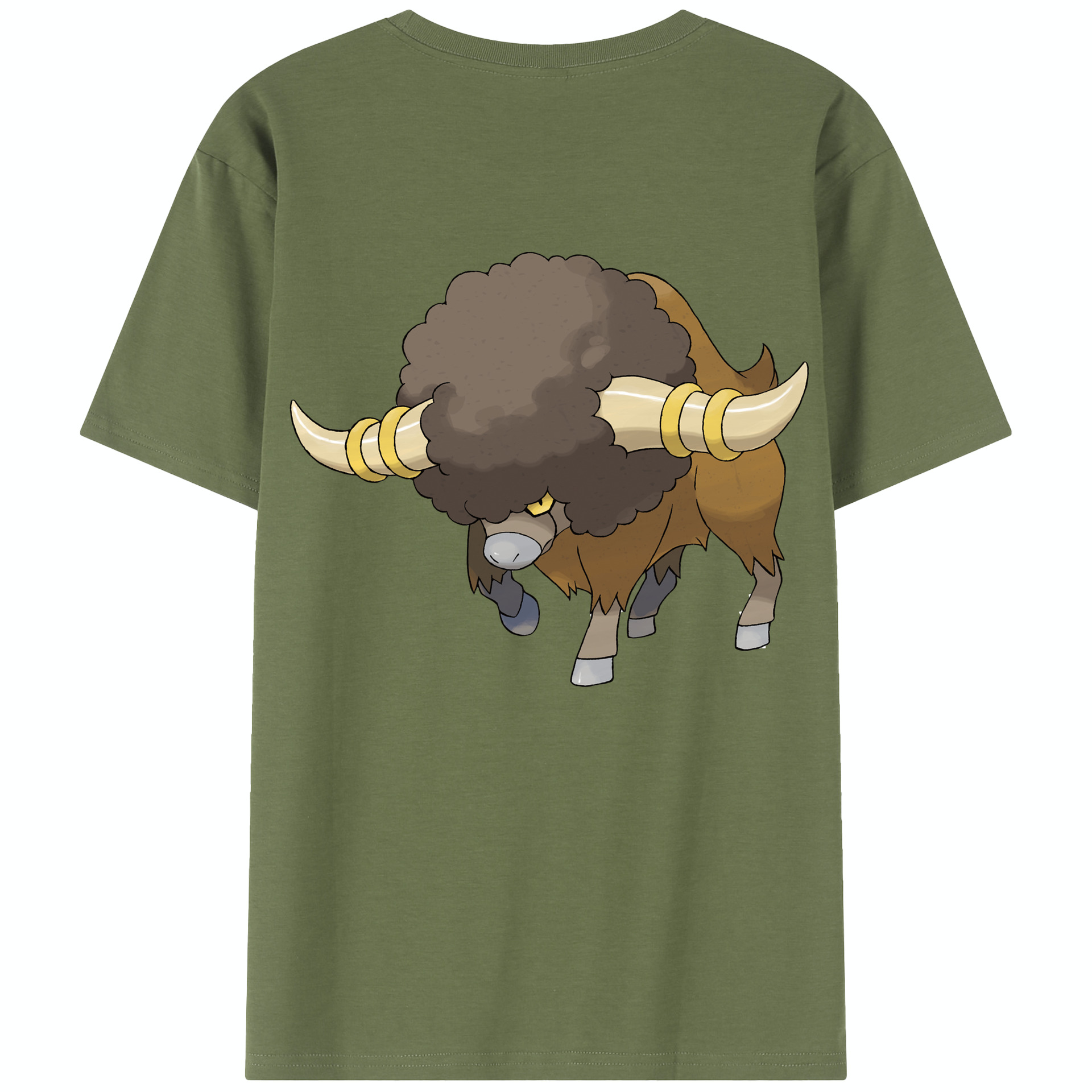 （画像用） ポケットモンスター Pokémon 綿100％半袖Tシャツ（背面プリント）